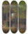 Triptych art skateboard deck of Eastman Johnson Under The Vines by Eastman Johnson (1824-1906)