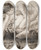 Triptych art skateboard deck of Torsten Wasastjerna Lumpeita Poimimassa by Torsten Wasastjerna (1863-1924)