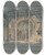 Triptych art skateboard deck of Johann Heinrich Ramberg Stage Set Design Of An Ancient Roman Ruin Being Converted Into A Barn by Johann Heinrich Ramberg (1763-1840)
