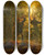 Triptych art skateboard deck of Jeanfranois Millet Birdsnesters by Jean-Franois Millet (1814-1875)