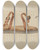Triptych art skateboard deck of Samuel O Klein Ice Skate by Samuel O Klein