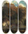 Triptych art skateboard deck of Paul Huet Caretakers Cottage In The Forest Of Compiegne by Paul Huet (1803-1869)