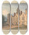 Triptych art skateboard deck of John Buckler South Front Of Blickling Hall Norfolk The Seat Of The Right Honble Lord Suffield by John Buckler (1770-1851)