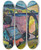Triptych art skateboard deck of Hermann Stenner Viadukt Bei Monschau by Hermann Stenner (1891-1914)