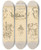 Triptych art skateboard deck of Albert Ilg Allegorien Und Embleme Vol Ii Pl018 by Albert Ilg (1847-1896)