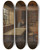 Triptych art skateboard deck of Adolph Tidemand Old Storeroom In Viky by Adolph Tidemand (1814-1876)