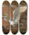 Triptych art skateboard deck of Abraham Hondius A Swan Attacking A Dog by Abraham Hondius (1625-1695)