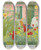 Triptych art skateboard deck of Ferdinand Hart Nibbrig Twee Vrouwen Met Baby by Ferdinand Hart Nibbrig (1866-1915)