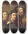 Triptych art skateboard deck of Johan Gustaf Sandberg Rafael Rembrandt Harmensz Van Rijn Nicolas Poussin Albrecht Drer And Peter Paul Rubens_2 by Johan Gustaf Sandberg (1782-1854)