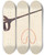 Triptych art skateboard deck of Elizabeth Johnson Branding Iron_17 by Elizabeth Johnson