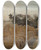Triptych art skateboard deck of Jan Cigliski Sphinx Alley Temple Of Amunre In Karnak From The Journey To Egypt by Jan Ciaglinski (1858-1913)