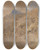 Triptych art skateboard deck of Samuel Palmer Mount Siabod From Tynycoed Near Capel Curig by Samuel Palmer (1805-1881)