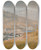 Triptych art skateboard deck of Jan Cigliski Yalta The Cycle From The Travel To The Crimea by Jan Ciaglinski (1858-1913)