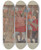 Triptych art skateboard deck of Geoffrey Holt Station Of The Cross No 2 The Cross Is Laid On Jesus by Geoffrey Holt (20-)