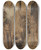 Triptych art skateboard deck of Marius Bauer Slavenhandelaar_2 by Marius Bauer (1867-1932)
