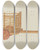 Triptych art skateboard deck of Tulita Westfall Wooden Cart by Tulita Westfall