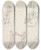Triptych art skateboard deck of Henry Thomas Alken Symptoms Of Taking Lessons Of Having Had Enough Of Earnest Of Fun by Henry Thomas Alken (1785-1851)