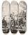 Triptych art skateboard deck of Frank Wilcox Port At Low Tide by Frank Wilcox (1887-1964)
