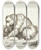 Triptych art skateboard deck of Marcus De Bye Siddende Bjrn Vendt Mod Venstre_2 by Marcus de Bye (1638-1688)