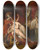 Triptych art skateboard deck of George Dawe Achilles Frantic For The Loss Of Patroclus Rejecting The Consolation Of Thetis by George Dawe (1781-1829)