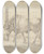 Triptych art skateboard deck of Karel Dujardin Ein Ochse Der Sich Mit Dem Kopfe An Einem Pfahl Reibt by Karel Dujardin (1622-1678)