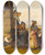 Triptych art skateboard deck of Johann Matthias Ranftl A Corpus Christi Procession by Johann Matthias Ranftl (1804-1854)
