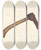 Triptych art skateboard deck of William H Edwards Post Axe by William H Edwards
