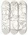 Triptych art skateboard deck of Leo Gestel Schetsblad Met Vrouw Liggend Aan Het Strand Met Twee Paarden En Enkele Zeemeeuwen by Leo Gestel (1881-1941)
