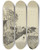 Triptych art skateboard deck of Lon Spilliaert Landschap Voor Au Temps Que Nanette Tait Perdue_1 by Leon Spilliaert (1881-1946)