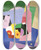 Triptych art skateboard deck of Georges Valmier Still Life With Bottle by Georges Valmier (1885-1937)