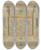 Triptych art skateboard deck of Ethelbert Brown Pa German Birth Certificate_1 by Ethelbert Brown