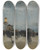 Triptych art skateboard deck of Luigi Loir Figures Near A Lighthouse by Loir Luigi (1845-1916)