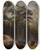 Triptych art skateboard deck of Johann Wilhelm Schirmer An Der Alb Ii Mit Badenden by Johann Wilhelm Schirmer (1807-1863)