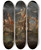 Triptych art skateboard deck of Ignacy Gierdziejewski Symbolic Scene Poverty And Misery Come To See Us by Ignacy Gierdziejewski (1826-1860)