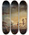 Triptych art skateboard deck of James Barry The Death Of Adonis by James Barry (1741-1806)