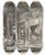 Triptych art skateboard deck of Joseph Pennell The Gun Forge by Joseph Pennell (1857-1926)
