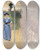 Triptych art skateboard deck of Ernest Jules Renoux Etude De Personnage Le Cours La Reine by Ernest Jules Renoux (1863-1932)
