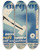 Triptych art skateboard deck of Austin Cooper Send Airgraphs They Save Aircraft Space And Are Quicker by Austin Cooper (1890-1964)