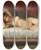 Triptych art skateboard deck of Christoffer Wilhelm Eckersberg Liggende Model by Christoffer Wilhelm Eckersberg (1783-1853)