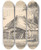 Triptych art skateboard deck of John Thomas Smith Near Mr Teshmakers Edmonton Outer Suburb North by John Thomas Smith (1766-1833)