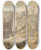 Triptych art skateboard deck of Francis Towne View Of The Rhydaer by Francis Towne (1739-1816)