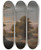 Triptych art skateboard deck of James Arthur Oconnor A Wooded River Landscape With Mother And Child by James Arthur Oconnor (1792-1841)