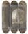 Triptych art skateboard deck of Paul Sandby The Tower Gate At Windsor Castle by Paul Sandby (1731-1809)