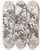 Triptych art skateboard deck of Cornelis Schut Coronation Of The Virgin by Cornelis Schut (1597-1655)