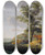 Triptych art skateboard deck of Aelbert Cuyp Cattle Near A River_2 by Aelbert Cuyp (1620-1691)