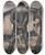 Triptych art skateboard deck of Ramah Bowlers by Ramah (1887-1947)