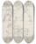 Triptych art skateboard deck of Henry Thomas Alken Symptoms Of Full Pay Of Half Pay Of A Strong Attachment In The Dog Of Anything But Go Of No Strong Attachment To The Horse by Henry Thomas Alken (1785-1851)