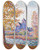 Triptych art skateboard deck of Francis Picabia Lglise De Montigny Effet Dautomne by Francis Picabia (1879-1953)