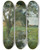 Triptych art skateboard deck of Piet Mondrian Farm Setting With Foreground Tree And Irrigation Ditch by Piet Mondrian (1872-1944)