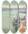Triptych art skateboard deck of Albert Marquet Stockholm Soleil by Albert Marquet (1875-1947)